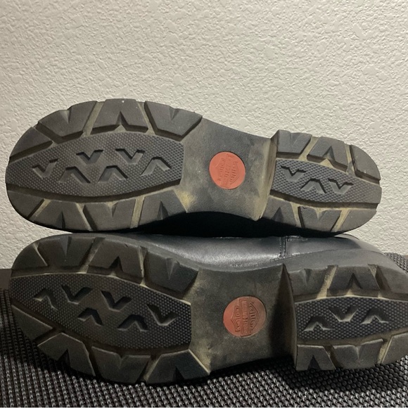 Women’s Harley-Davidson Black Leather upper riding zipped Boots. 9M - Picture 8 of 13